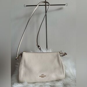 Coach Off-White Leather Crossbody Bag
